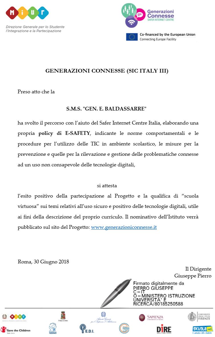 Generazioni Connesse Sic Italy III